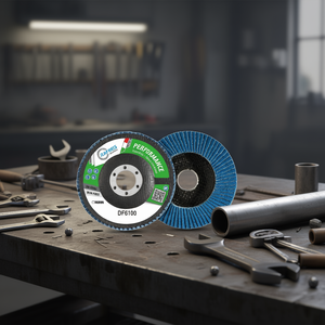 Disque à lamelles Fervi Performance 115 mm, disque de meulage sans fer pour le ponçage du métal - Product Image 2