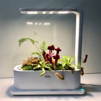 Système de culture hydroponique, décoration d'intérieur, mini pot intelligent moderne, jardin d'herbes aromatiques d'intérieur, plastique ABS léger, revêtement en poudre