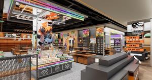 מתלה תצוגת חנות מכולת, יצירת תרבות ארון תצוגה אביזר, ארון תצוגה miniso - Product Image 6