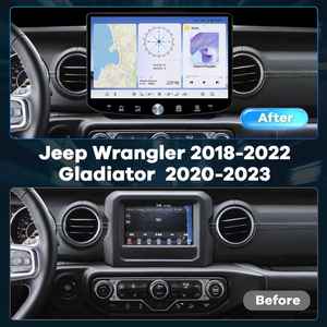 Accesorios de Pantalla de Radio 2DIN de 11.5 Pulgadas con Snapdragon 665 para Jeep Wrangler 2018-2022, Android 13, Pantalla Táctil IPS, Carplay Inalámbrico - Product Image 1