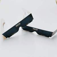 Lunettes d'éclipse solaire de sécurité certifiées CE AAS, écologiques, tactiques, en papier, pour l'extérieur, livraison rapide