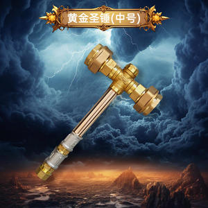 Martillo de Thor, Adorno Metálico DIY, Decoración Creativa para el Hogar, Popular Martillo Sagrado de Haotian, Piezas de Martillo Grande - Product Image 2