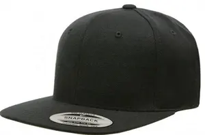 Yüksek kaliteli siyah düz boş Snapback kap şapka özel nakış Logo kap şapka tedarikçileri