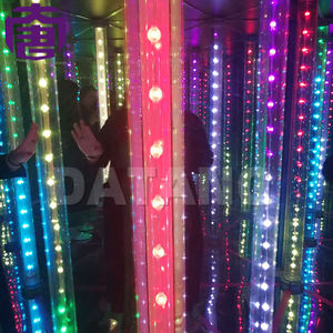 Hermosas bombillas LED pequeñas de plástico IP65 para decoración de parques temáticos con luces de punto RGB - Product Image 3