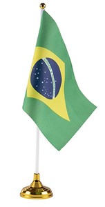 Fournisseurs de drapeaux de Yiwu, drapeaux du Brésil personnalisés, grande taille, ensemble personnalisé de 7 pièces, drapeau national du Brésil - Product Image 4