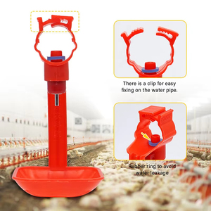 Bebedero de Tetina de Plástico para Aves de Corral, Taza de Goteo para Gallinas, para Línea de Agua de Tubo Cuadrado en Gallineros - Product Image 3