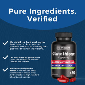 Sıcak satış 500mg cilt beyazlatma kollajen vitamin C takviyesi <span class=keywords><strong>l</strong></span>-glutatyon kapsü<span class=keywords><strong>l</strong></span> güzellik için - Product Image 5