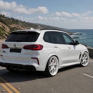 Rines Forjados de Grado Aeroespacial, Cinco Radios, Recubrimiento en Polvo, para BMW Serie X, Mercedes <span class=keywords><strong>AMG</strong></span>, Audi RS, Porsche, Ajuste Personalizado - Product Image 2