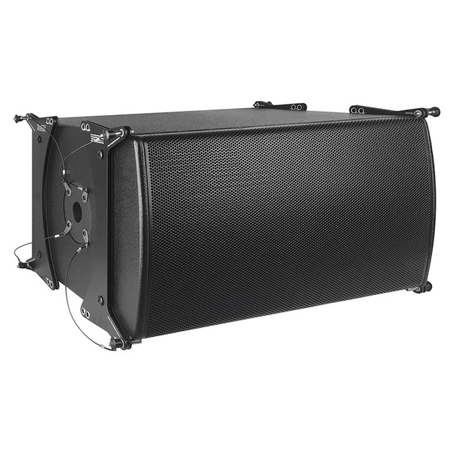High Quality HUAIN Line Array DJ Sound System 1000W Plywood Black Customizable for Live Cinema Outdoor Events & Churches