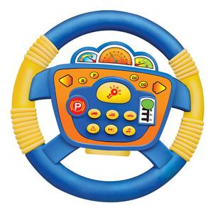 Giocattolo musicale blu del volante per fingere di giocare strumento di educazione precoce giocattolo con musica - Product Image 3