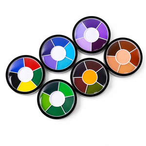 Palette Professionale GP di 6 Colori Non Tossici a Base d'Olio per Trucco Viso, Lavabile, Certificato CE, Effetto Nocche Blu, per Body Painting e Effetti Speciali Cinematografici - Product Image 1