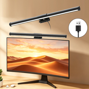 Barre lumineuse LED USB moderne pour écran, avec logo personnalisé, tactile, à intensité réglable, anti-lumière bleue, lampe pour écran d'ordinateur, ordinateur portable, bureau - Product Image 1