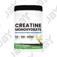 Poudre de créatine micronisée de haute pureté JBY pour la force musculaire, l'endurance et le soutien des performances athlétiques