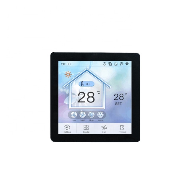 DWIN 4 Inch 480*480 250nit Wifi Wired Controller Thermostat IPS LCD Control Panel Display Module Capacitive Touch Screen