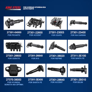 Pack de bobines d'allumage pour automobile, pièces, en acier inoxydable, pour <span class=keywords><strong>Hyundai</strong></span> Elantra Santa Fe, pièces détachées, I10 I30 Tucson IX35 - Product Image 4