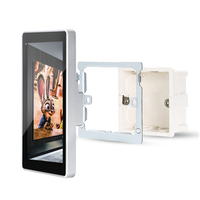 Portworld YC-SM55P Écran tactile métallique 5,5 pouces RK3566 pour domotique, montage encastré