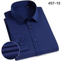 Chemise de clergé noire à manches longues pour homme, style décontracté d'été, col montant, taille XL, pour prêtres et prédicateurs de l'Église catholique