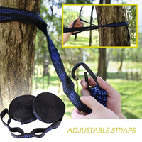 Hamac en nylon ultra-léger pour camping en plein air Hamac en nylon parachute robuste Hamac parachute en nylon portable pour la randonnée