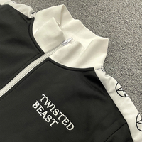 Ensemble de Pantalon et Sweat-shirt Brodé Respirant pour l'Entraînement Gym Imprimé par Sublimation Design Personnalisé