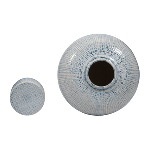 Vaso Decorativo in Ceramica Moderna con Coperchio per Soggiorno, Camera da Letto, Ufficio, Arredamento Casa, Ideale per l'Interno - Product Image 6
