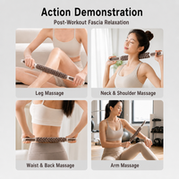 Rouleau de massage à picots pour mollets, relaxant musculaire, masseur de jambes, point de pression, fitness, personnalisé OEM, directement de l'usine