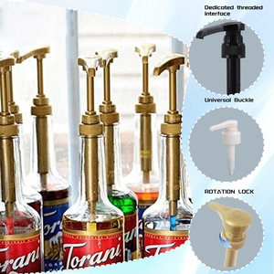 Vente chaude 8cc en plastique de qualité alimentaire longue buse sirop bouteille pompe distributeur pompe de qualité alimentaire - Product Image 4