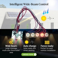 Guirlandes lumineuses solaires LED modernes rechargeables en courant continu, étanches IP66, lampes féériques pour le camping, le jardin, les fêtes, la pergola, la cour arrière, utilisation en extérieur