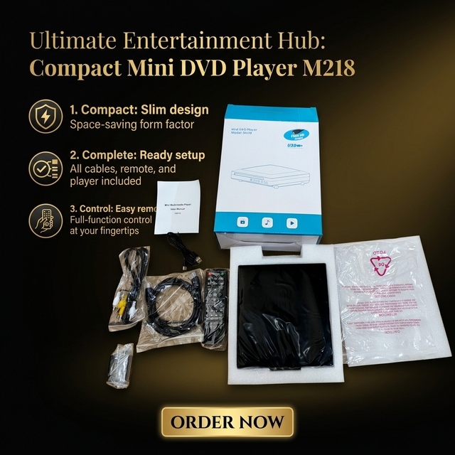 Customized Packaging and Logo Household Digital CD for Player with Multi-Language Menu Screen Printing Made in China