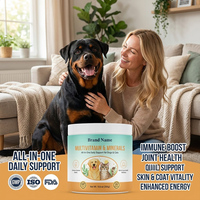 Complément nutritionnel multivitaminé personnalisé pour chiens et chats, soutenant l'immunité, la digestion, la peau et la santé globale