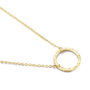 EManco Collier ras-du-cou tendance à double couche en acier inoxydable 316L plaqué or 14K pour femme - Idéal pour mariage et soirée - Product Image 6