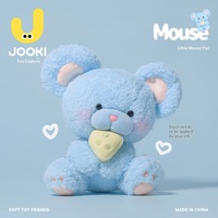 Jolie peluche souris Yiyi à queue qui bouge, jouet en peluche, oreiller compagnon, cadeau d'anniversaire pour fille, polyester, coton PP, 31-50 cm