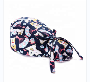 Giảm Giá Sốc Mũ Y Tá In Họa Tiết Màu Trơn Tùy Chỉnh Mũ Chà Y Tế Miễn Phí Kích Thước Cho Người Lớn Unisex - Product Image 6