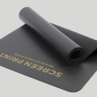 Fabricant mat de yoga pilates écologique, tapis de yoga durables imprimés sur mesure de voyage,