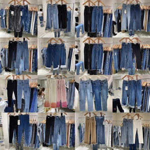 กางเกงฮาเร็มเอวสูงของผู้หญิงสไตล์เกาหลีใส่สบาย, กางเกงคุณแม่กางเกงผ้ายีนส์ระบายอากาศได้ดีสีพื้นตรงทันสมัย - Product Image 4