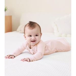 BambooBud - Bata de Bebé para Recién Nacidos y Prematuros, Manga Larga, Unisex, Ropa de Dormir para Uso Hospitalario, 100% Fibra de Bambú Tejida - Product Image 4