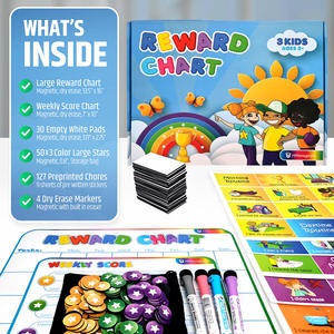 Premio magnetico e grafico di comportamento per più bambini per frigorifero - Product Image 6