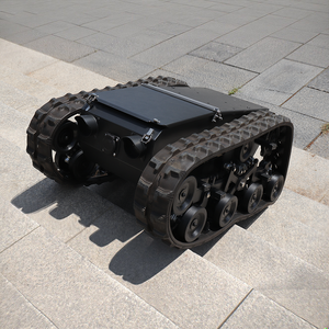 Boîtes-8 châssis de robot de réservoir électrique chenille voies d'escalade charge maximale 100kg plate-forme de châssis de robot de livraison de transport - Product Image 2