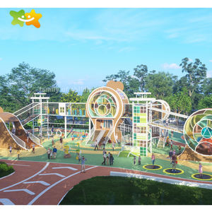 공장 맞춤형 어린이 야외 모험 공원 놀이터 장비 - Product Image 4