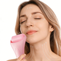 Rouleau de glace pour le visage, système de dermaroller, prise IT, matériau en silicone, rajeunissement de la peau, refroidissement, soin du visage