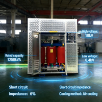 Autotransformateur toroïdal monophasé de type sec Hongda Mini, puissance 400 KVA, entrée 10 KV/35 KV, sortie 220 V/400 V/110 V, 50/60 Hz