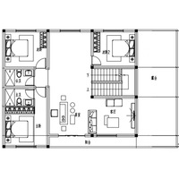 Nouveau design moderne Plan de maison personnalisé Design 3d Villa House Designs and Floor Plans