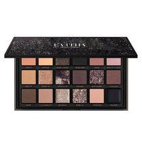 Palette de fards à paupières à paillettes mates pressées de 18 couleurs avec logo personnalisé de haute qualité, ombre à paupières de marque privée