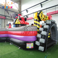 WINSUN Factory : Vente et location de matériel de course automobile gonflable, parcours d'obstacles gonflable, combo maison de rebond et toboggan