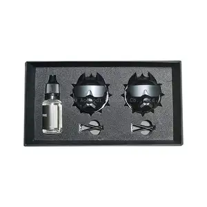 アロマカー香水ロゴ高級エアベントクリップ2ヘッドダブルブルドッグ芳香剤装飾インテリア装飾アクセサリー