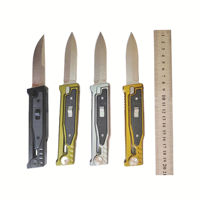 Cuchillo Plegable Profesional para Exteriores, Hoja de Acero D2, Cuchillo de Supervivencia de Bolsillo, Aluminio CNC, para Camping, Caza, EDC