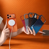 Funda de Teléfono de Fibra de Carbono Forjada, de Lujo, Resistente a Impactos, para iPhone