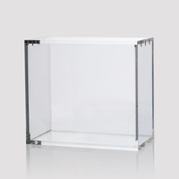Boîte de présentation en acrylique en gros pour usine, étui de protection magnétique pour boîtes de jeux de cartes à collectionner et boîtes de collection