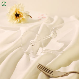 高級ウェディングロングステムシャンパングラスカラークリアホウケイ酸ガラス昇華手吹きクリスタルシャンパンガラスカップ - Product Image 2