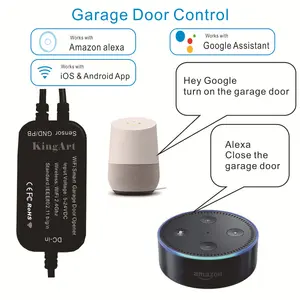 Interruptor Inteligente para Puerta <span class=keywords><strong>de</strong></span> Garaje con Control Remoto WiFi Ewelink, para Puerta <span class=keywords><strong>de</strong></span> Garaje y Puerta <span class=keywords><strong>de</strong></span> Jardín, Funciona con Alexa y Google - Product Image 1