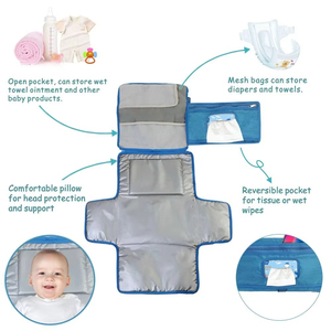 Station de changement de couches pour nouveau-né pratique et adaptée aux voyages pour les parents occupés - Product Image 2
